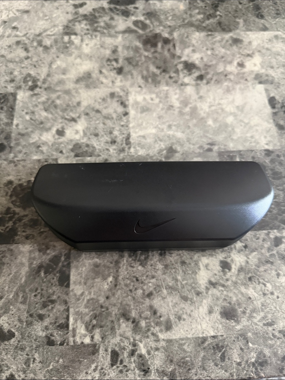 Nike Matte Black Eyewear Case with Swoosh
